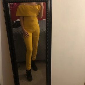 Yellow Jumpsuit, comfy,